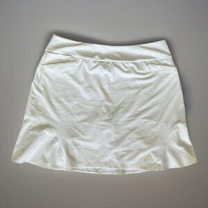 Adidas Flare Skort White Women’s Size Large Long Tall Golf Tennis Workout